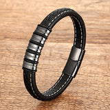 Bracelet Homme Cuir Essentiel Minimaliste – Artisanat Fait Main - Biloria