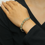 Bracelet Jade Vert et Perle - Harmonie Céleste - Biloria