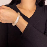 Bracelet Jonc Pierre de Lune : Équilibre Féminin et Intuition - Biloria
