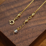 Bracelet Labradorite Argent Plaqué Or pour Bureau - Biloria