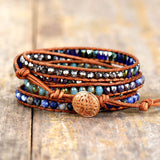 Bracelet Lapis Lazuli Ajustable Énergie Céleste - Biloria
