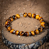 Bracelet Œil de Tigre Argent 925 Homme – Protection et Confiance - Biloria