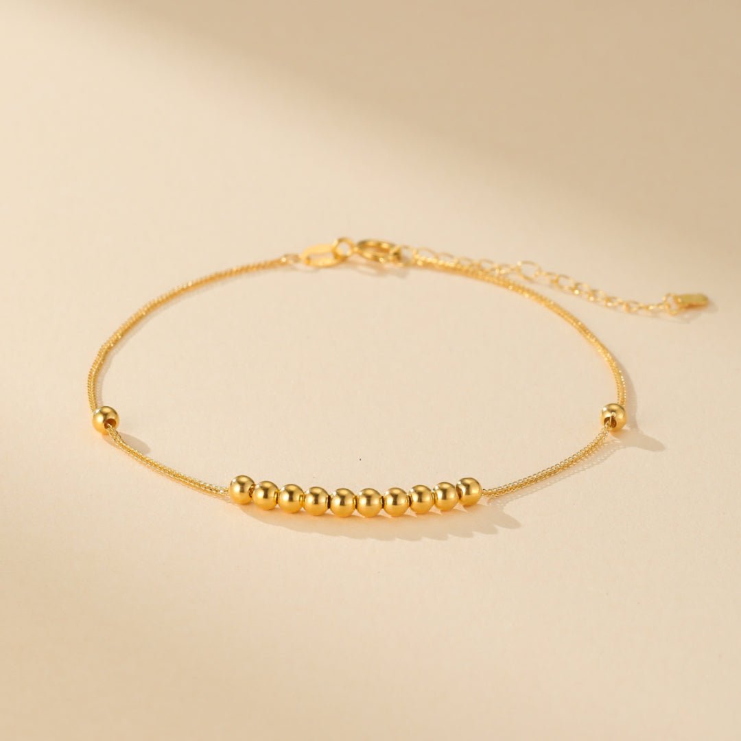 Bracelet Or Abondance - Bijou Minimaliste et Élégant - Biloria