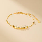 Bracelet Or Abondance - Bijou Minimaliste et Élégant - Biloria