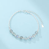 Bracelet Pierre de Lune Argent 925 – Cadeau Féminin Spirituel - Biloria