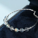 Bracelet Pierre de Lune Argent 925 – Cadeau Féminin Spirituel - Biloria