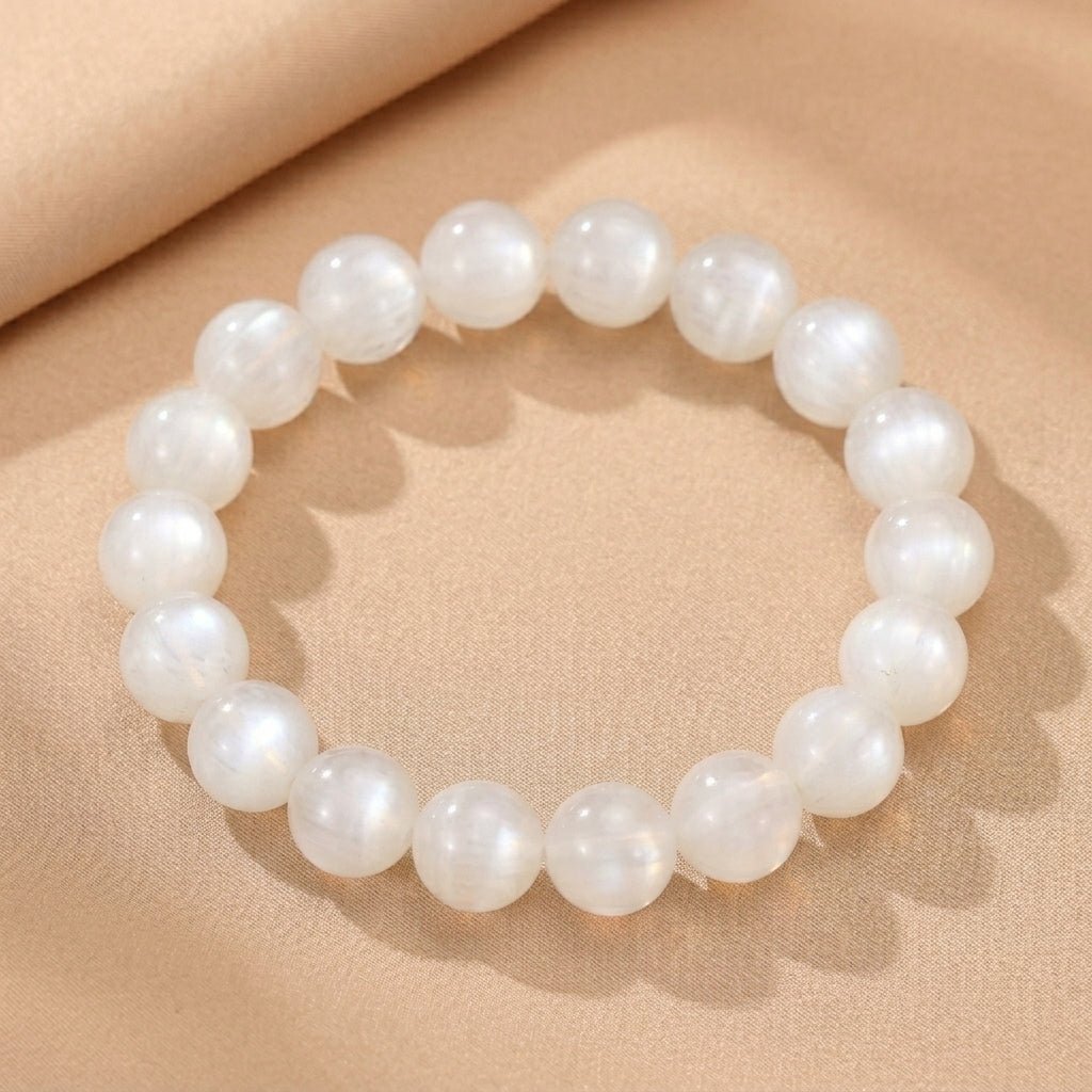 Bracelet Pierre de Lune Blanche – Féminité et Harmonie - Biloria