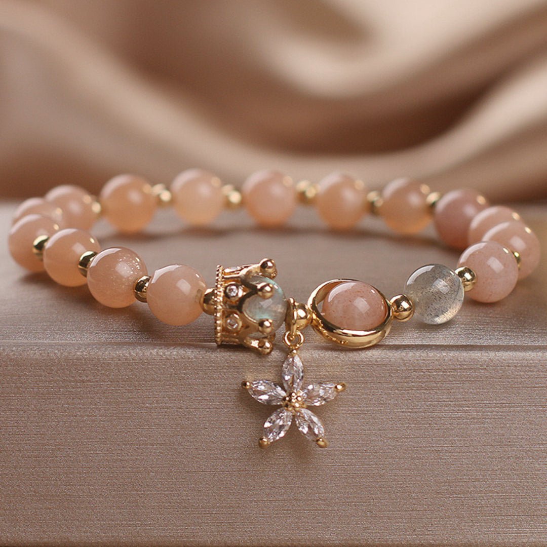 Bracelet Pierre de Soleil Labradorite Étoile - Bijou Protection - Biloria