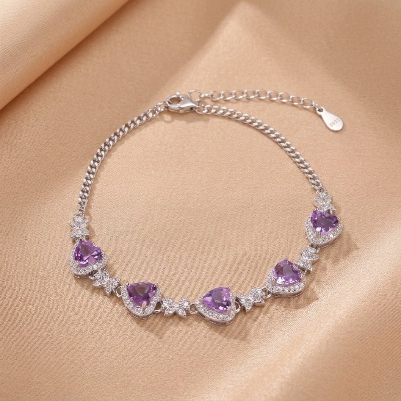 Bracelet Pierres Fines Multicolore Argent Aura Envoûtante - Biloria