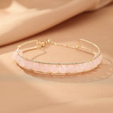 Bracelet Quartz Rose Améthyste Aigue-Marine – Énergie & Douceur - Biloria