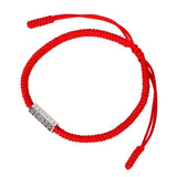 Bracelet Six Mantras Fil Rouge - Protection et Chance au Quotidien - Biloria