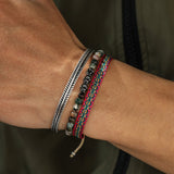 Bracelet Tibétain Trio Liberté – Cadeau Spirituel pour Homme Femme - Biloria