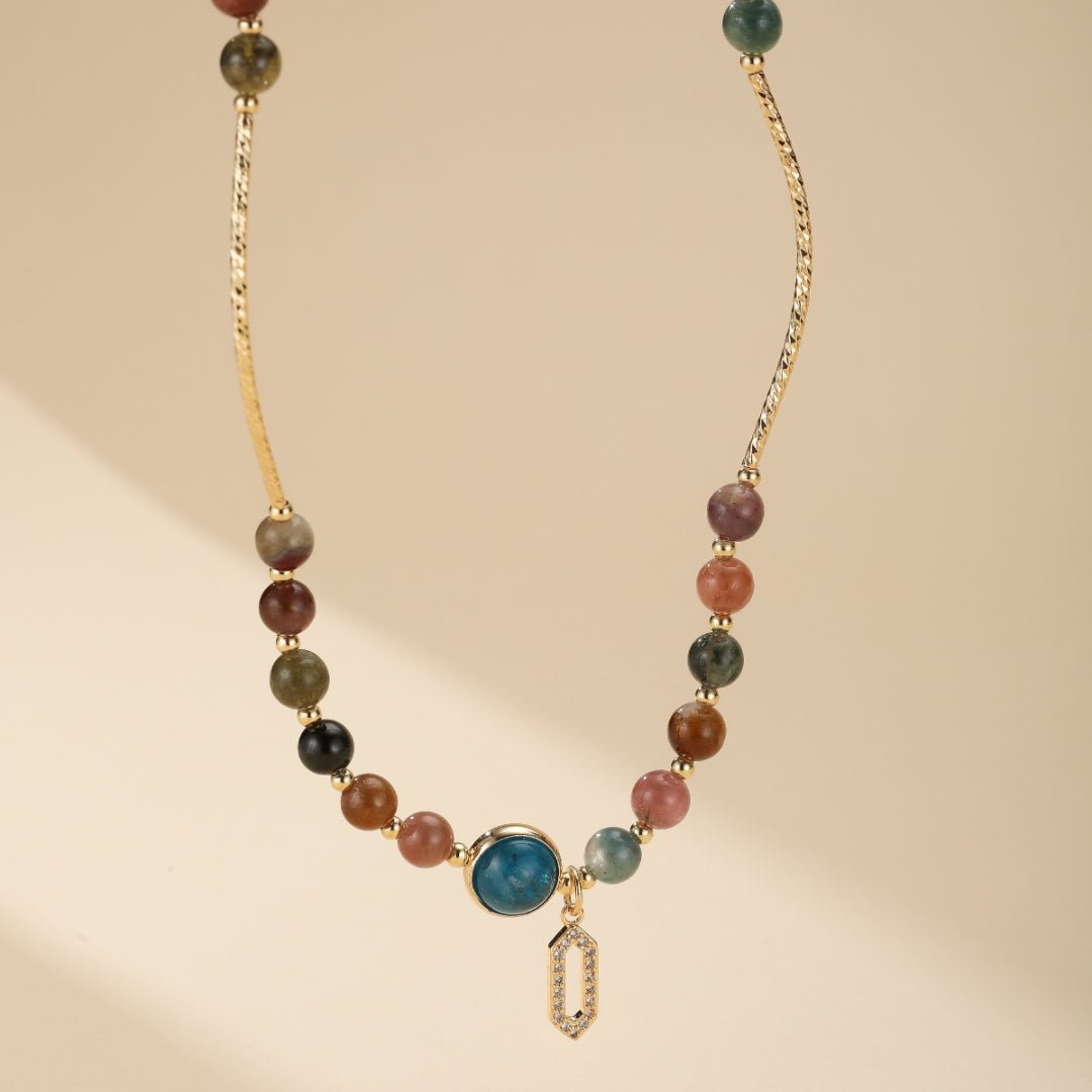 Bracelet Tourmaline Deux Tours Fait Main – Bijou Artisanal Protecteur - Biloria