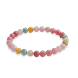Bracelet Tourmaline Multicolore pour la Joie et l'Équilibre - Biloria