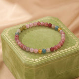 Bracelet Tourmaline Multicolore pour la Joie et l'Équilibre - Biloria