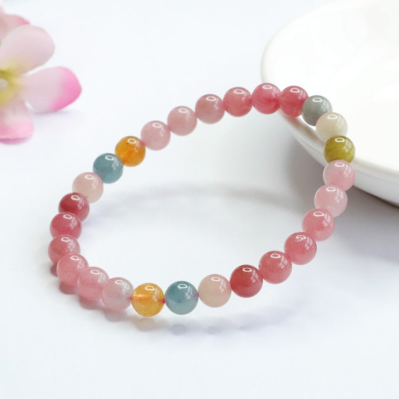 Bracelet Tourmaline Multicolore pour la Joie et l'Équilibre - Biloria