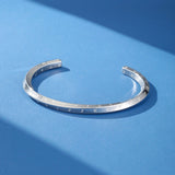 Bracelet Viking Jonc Runes Gravées Protection Lithothérapie - Biloria