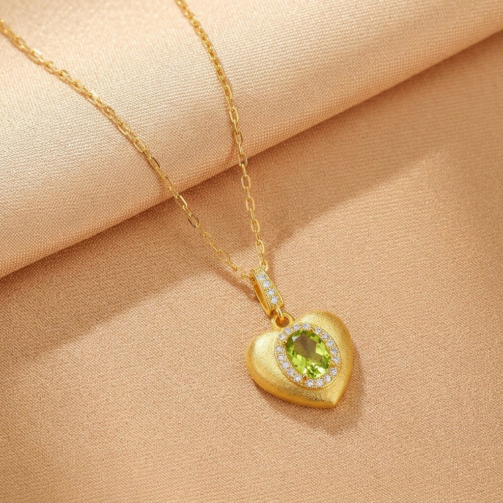 Collier Améthyste Citrine Topaze Péridot Grenat Œil du Crépuscule - Biloria