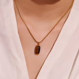 Collier Aventurine ou Œil de Tigre – Sérénité et Protection - Biloria