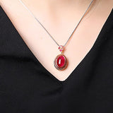 Collier Cornaline Abondance Argent Plaqué Or - Biloria