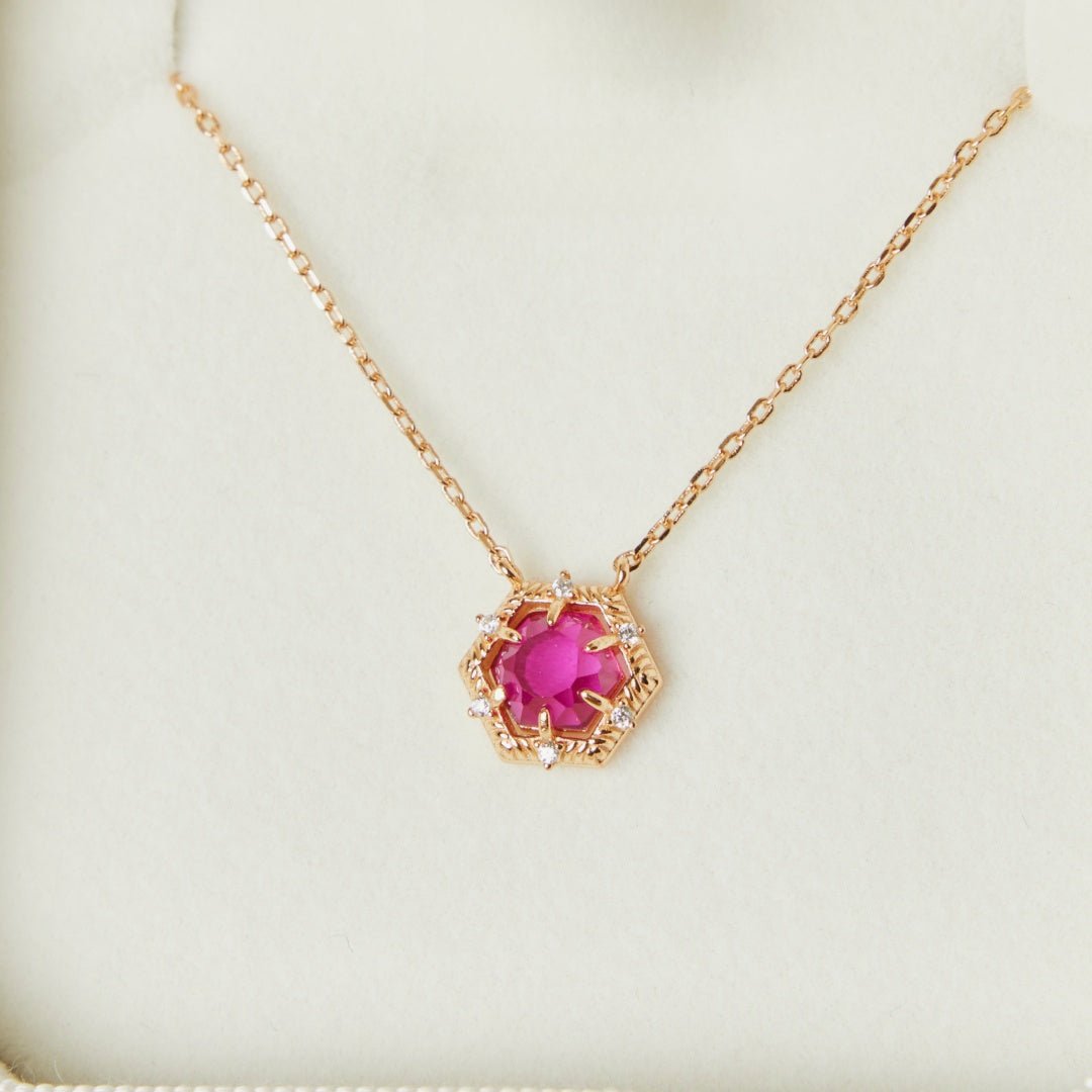 Collier Cornaline Passion Argent Plaqué Or - Bijou Vitalité - Biloria