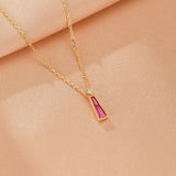 Collier Cornaline Pyramide Argent Plaqué Or – Énergie & Éclat - Biloria
