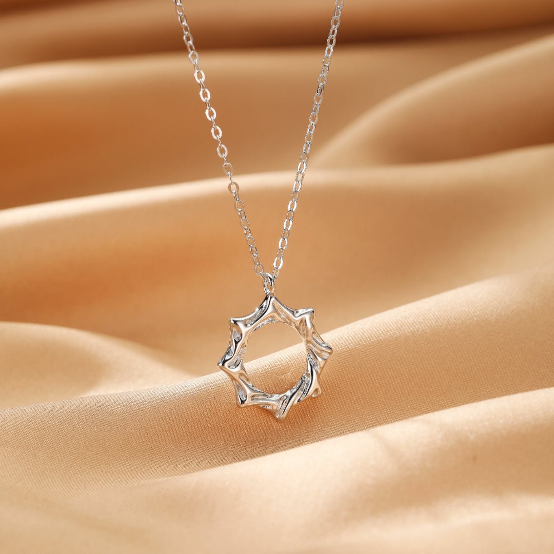 Collier Couple Soleil Lune Éternels Argent 925 - Biloria