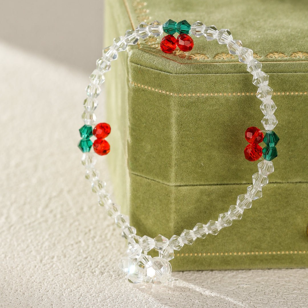 Collier et Bracelet Cerises pour Enfant – Bijoux Fruités - Biloria