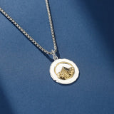Collier Homme Montagne en Argent 925 et Laiton – Ascension - Biloria