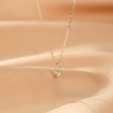 Collier Labradorite en Argent Plaqué Or - Protection et Éclat - Biloria
