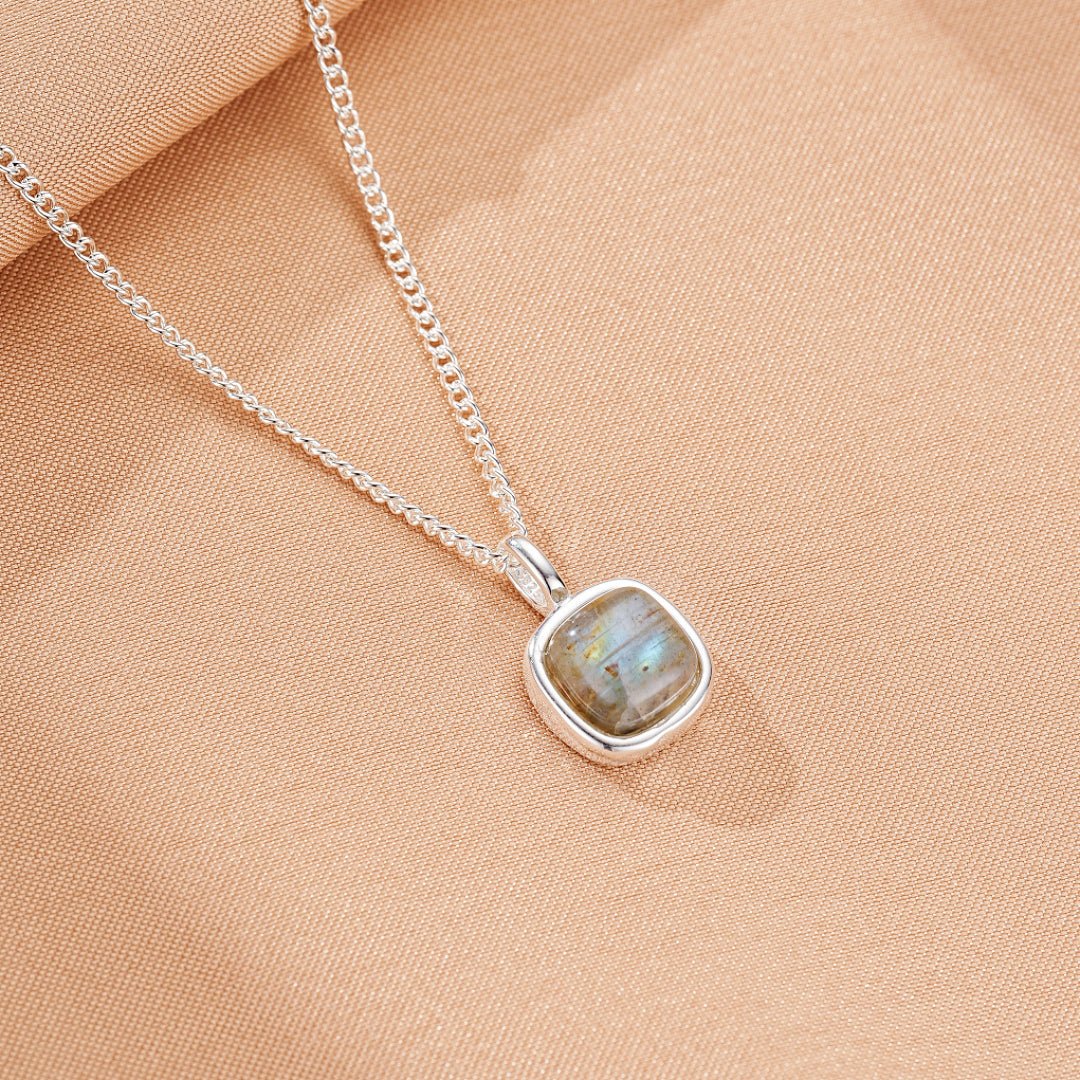 Collier Labradorite Intuition Protection Argent 925 - Biloria