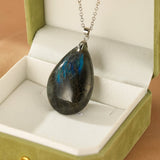 Collier Labradorite Naturelle – Pendentif Aurore - Biloria