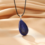 Collier Lapis-Lazuli en Goutte – Bijou Déco Bureau - Biloria