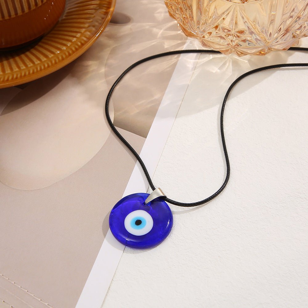 Collier Mauvais Œil en Verre Turc pour Protection et Chance - Biloria