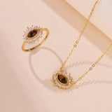 Collier Œil de Tigre Larmes de Nuit – Bijou Protecteur Cadeau Femme - Biloria