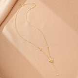 Collier Opale Naturelle Argent Plaqué Or 9K Lumière Bohème - Biloria