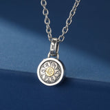 Collier Six Mantras Sacrés – Argent 925, Bijou Spirituel de Protection - Biloria