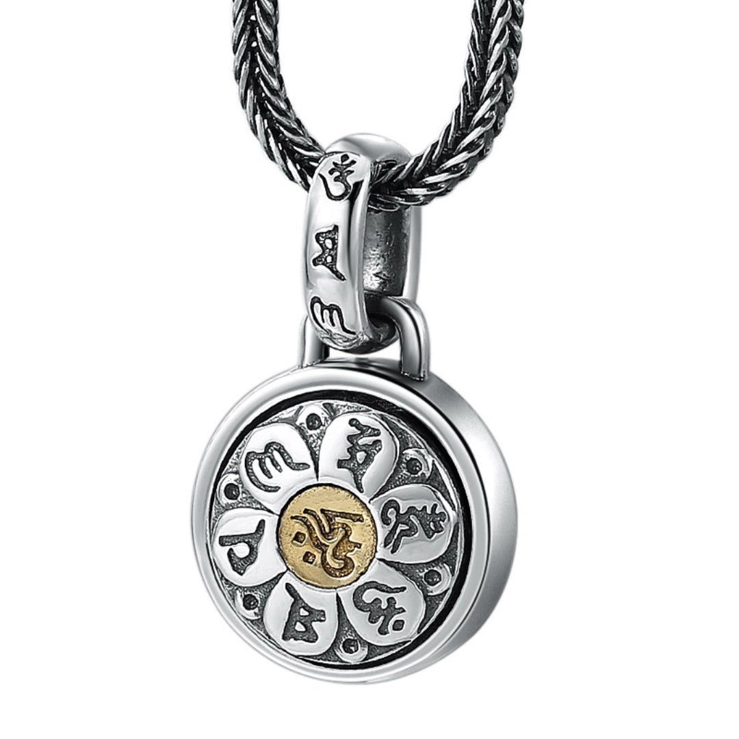 Collier Six Mantras Sacrés – Argent 925, Bijou Spirituel de Protection - Biloria