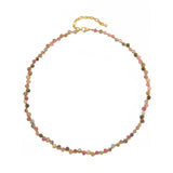 Collier Tourmaline Multicolore Fait Main - Bijou Protecteur - Biloria