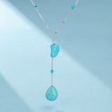 Collier Turquoise Protection Argent 925 – Amulette Montagne - Biloria