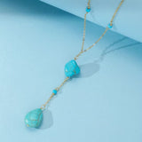 Collier Turquoise Protection Argent 925 – Amulette Montagne - Biloria