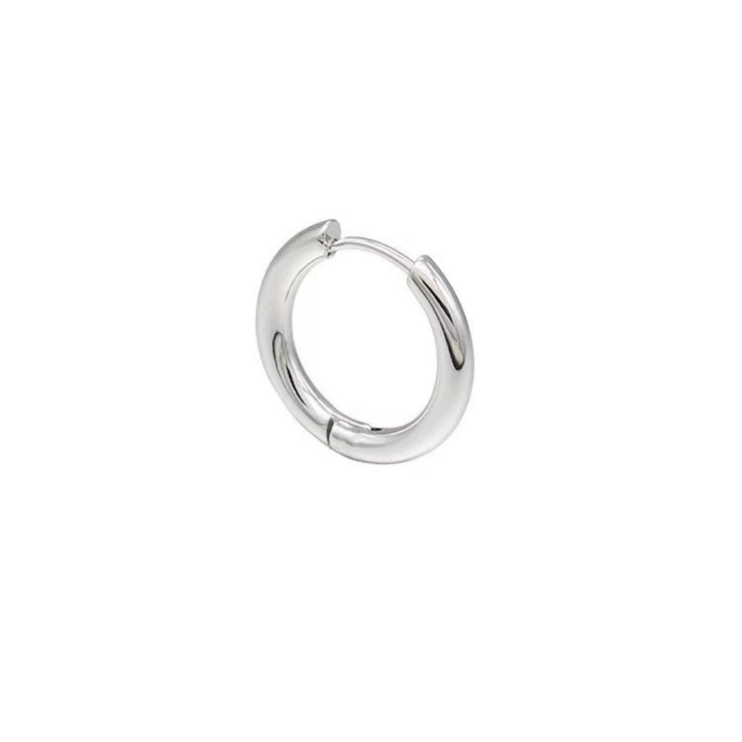 Créole Homme Acier 316L - Noir, Argent ou Or - Biloria