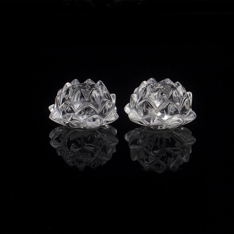 Encensoir Lotus en Quartz Clair pour la Méditation - Biloria