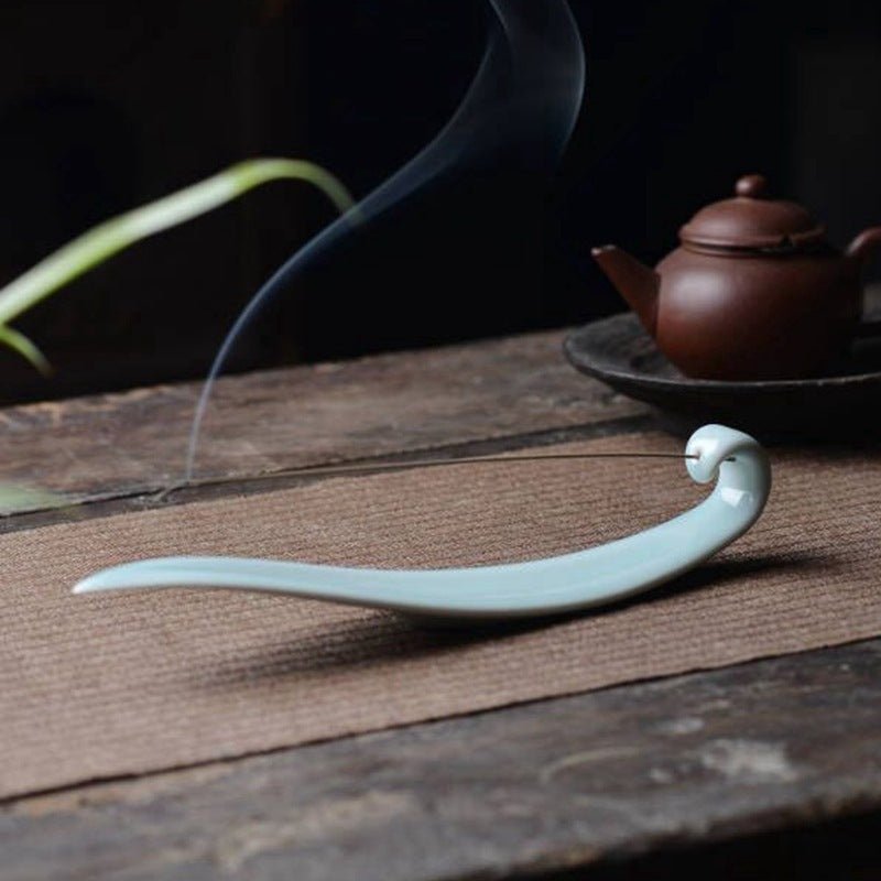Encensoir Vague en Céramique pour Décoration Zen - Biloria