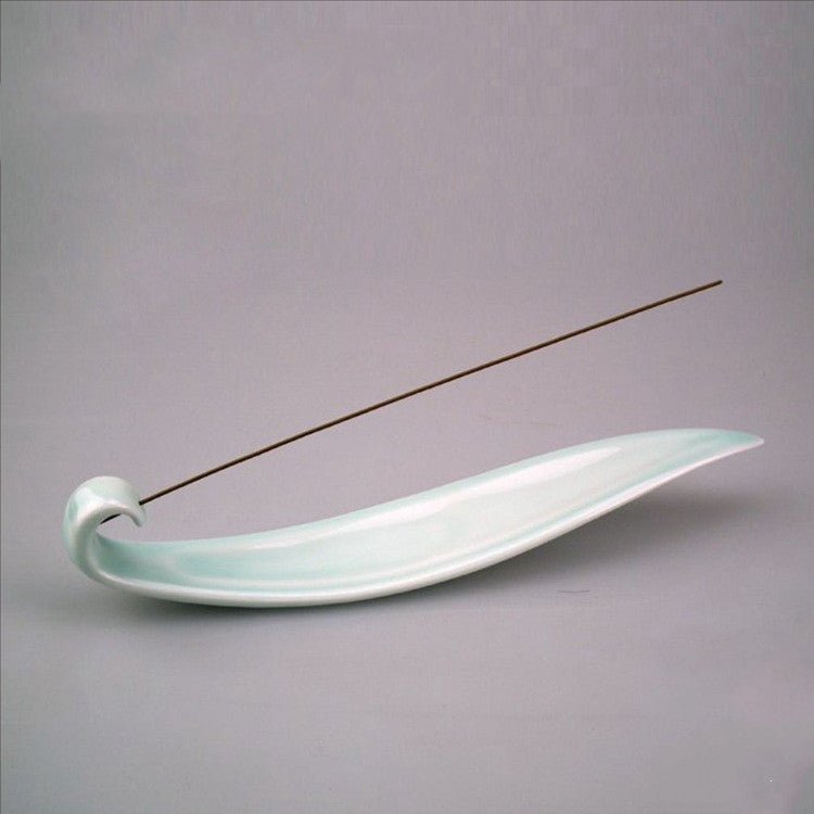 Encensoir Vague en Céramique pour Décoration Zen - Biloria