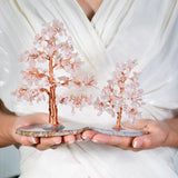 Porter l'Amour au Quotidien avec l'Arbre de Vie en Quartz Rose - Biloria