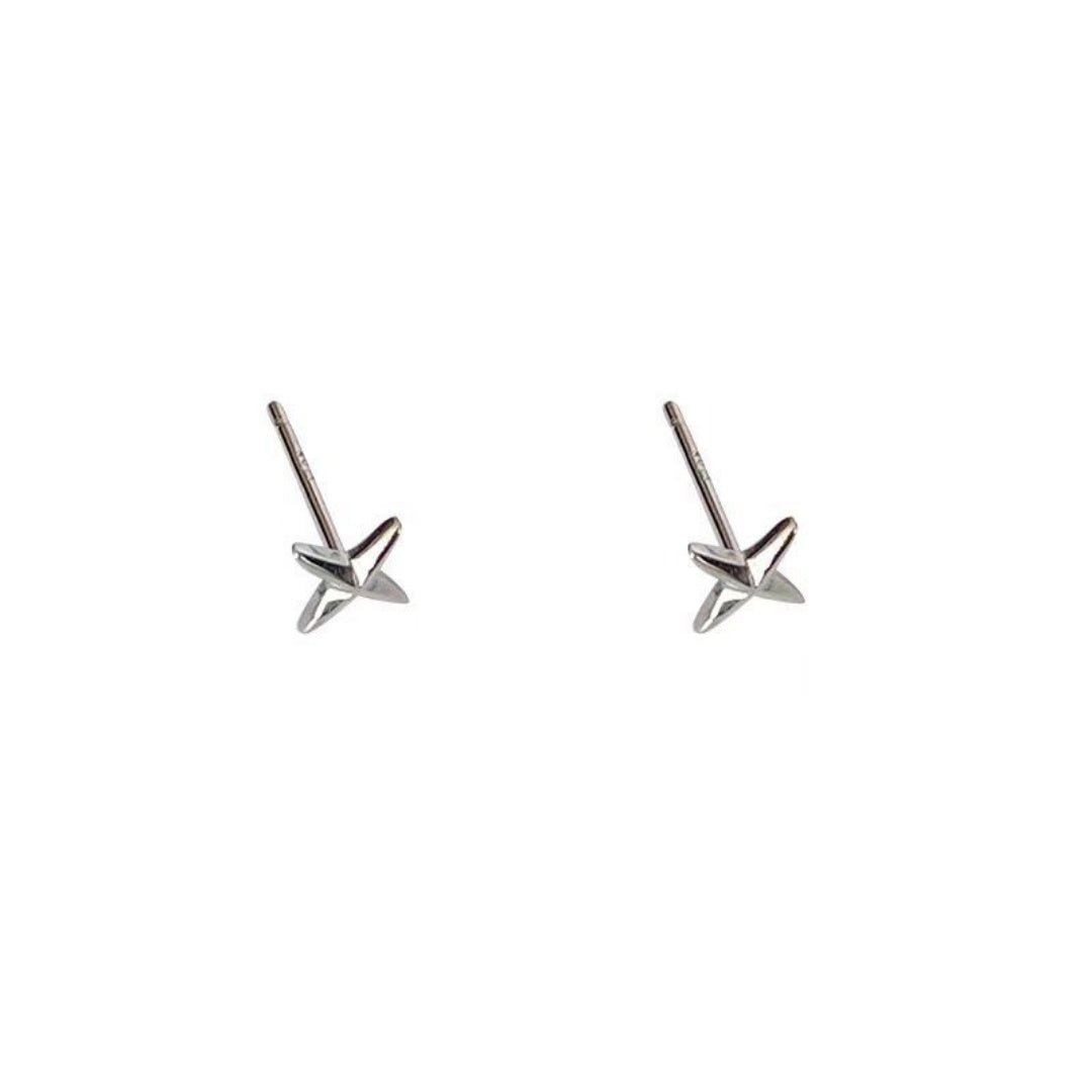 Puce d'Oreille Homme Croix Minimaliste Acier Inoxydable - Biloria