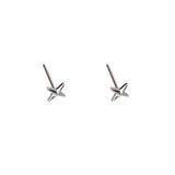 Puce d'Oreille Homme Croix Minimaliste Acier Inoxydable - Biloria