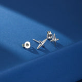 Puce d'Oreille Homme Croix Minimaliste Acier Inoxydable - Biloria